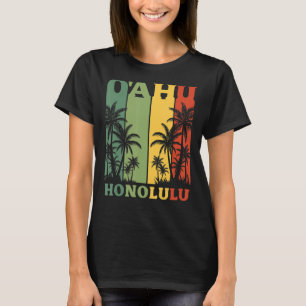 Hawaii Island Palms Oahu Honolulu Hawaii T-Shirt