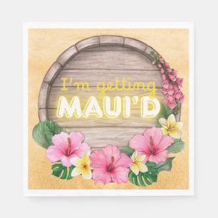 Hawaii Junggesellinnen-Abschiedsparty Ich werde Ma Serviette
