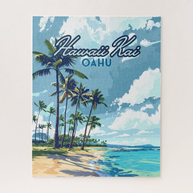 Hawaii Kai Honolulu Oahu Hawaii Retro (Vertikal)