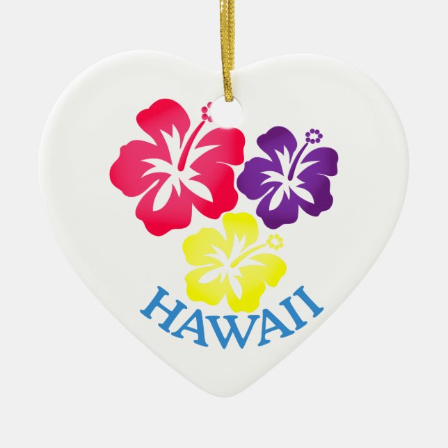 Hawaii Keramik Ornament (Vorne)