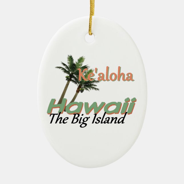 HAWAII KERAMIKORNAMENT (Vorne)