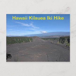 Hawaii Kilauea Iki Wandern Postkarte