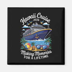 Hawaii-Kreuzfahrt 2026 Urlaubsreise passende Famil Magnet