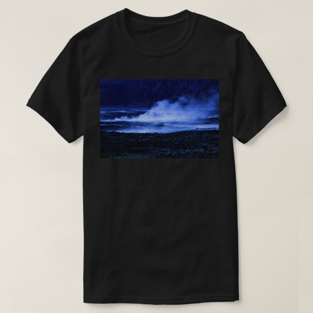 Hawaii Lava Blume Naturkunst Schönheit T-Shirt (Design vorne)