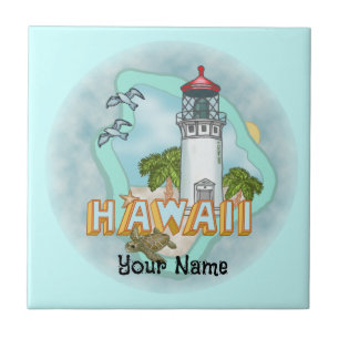 Hawaii Leuchtturm Kachel