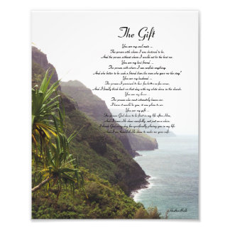 Hawaii Liebe Gedicht Fotodruck