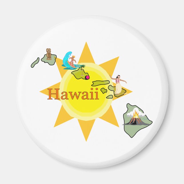 Hawaii Magnet (Devant)