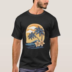 Hawaii Maui Oahu Big Island Plumeria Frangipani Vu T-Shirt