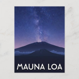 Hawaii Mauna Loa Travel Postkarte