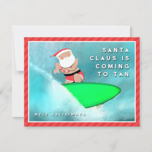 Hawaii Mele Kalikimaka Weihnachtspostkarte Feiertagskarte