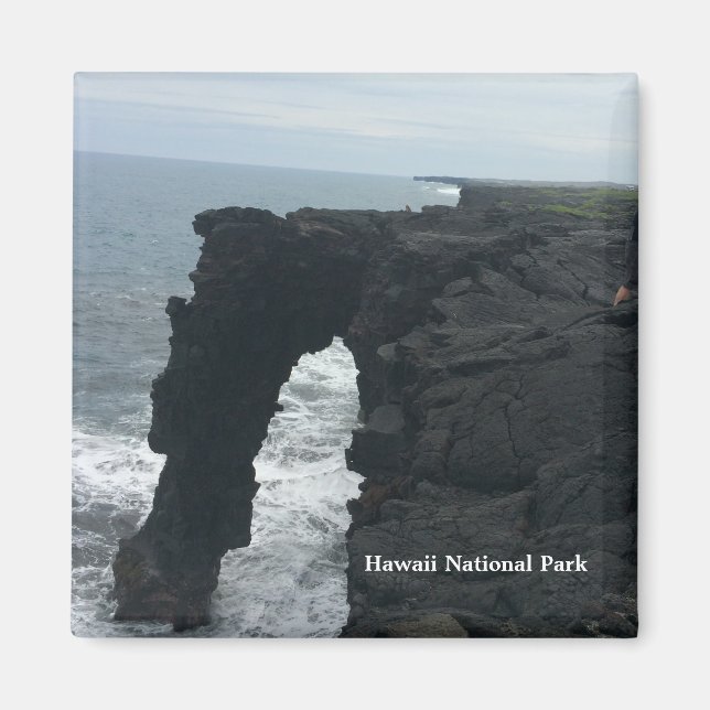 Hawaii Nationalpark Attraction Magnet (Vorne)