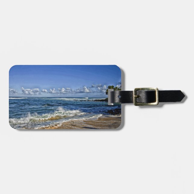 Hawaii, Nordküste Gepäckanhänger (Vorderseite horizontal)