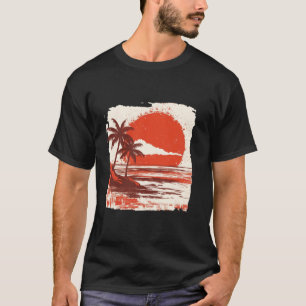 Hawaii Oahu Honolulu Maui Waikiki Vulkan Surfen Re T-Shirt