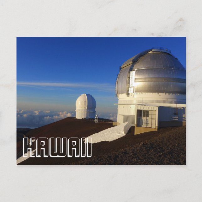 Hawaii Observatory Mauna Kea Reisebild Postkarte (Vorderseite)