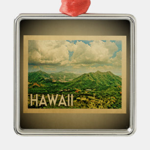 Hawaii Ornament Vintage Reise Aus Metall