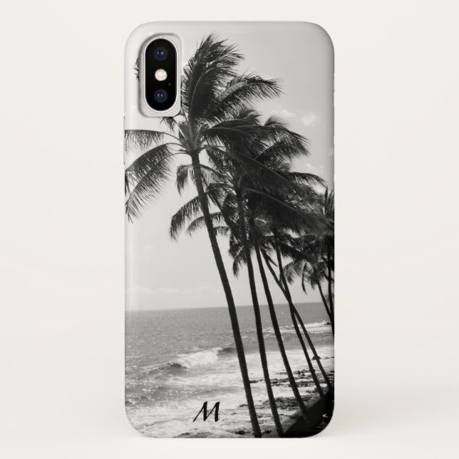 Hawaii Palm Trees Apple iPhone X Coque (Dos)
