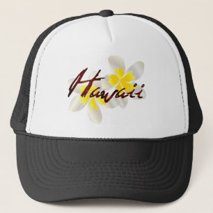 Hawaii Plumeria Blume Truckerkappe