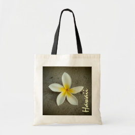 Hawaii plumeria Blume Wiederverwendbar Souvenirbeu Tragetasche