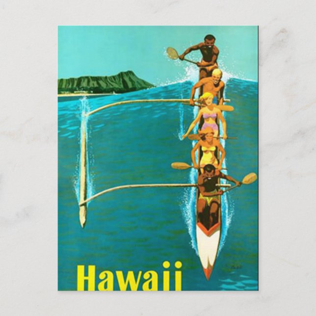 Hawaii Postcard Postkarte (Vorderseite)