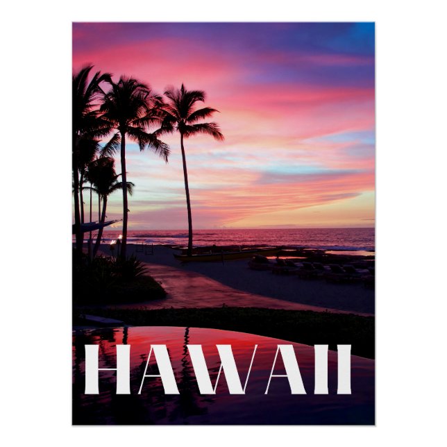 Hawaii Poster (Vorderseite)