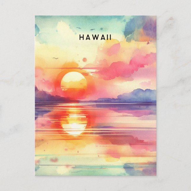 Hawaii Postkarte (Vorderseite)