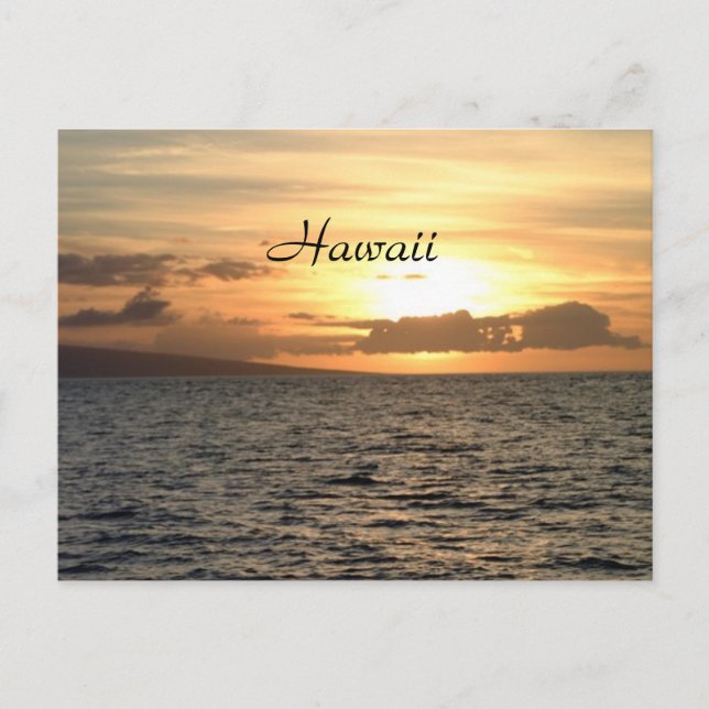 Hawaii Postkarte (Vorderseite)
