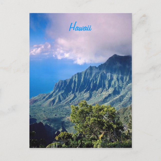 Hawaii Postkarte (Vorderseite)