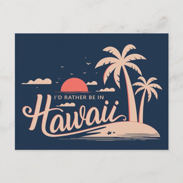 Hawaii-Postkarte Postkarte (Vorderseite)