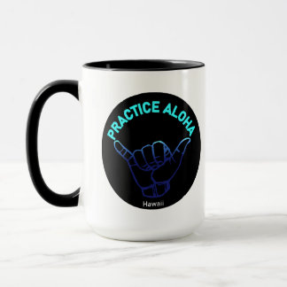 Hawaii praktiziert Aloha HIPacific Shaka (Hang los Tasse