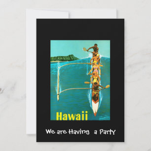 Hawaii Private Party Einladung