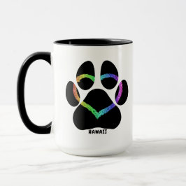 Hawaii Puppy Liebe Rainbow Tasse