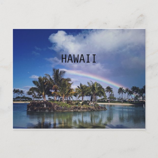 HAWAII RAINBOW POSTCARD POSTKARTE (Vorderseite)