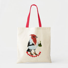 HAWAII RED CRESTED CARDINAL—Bible verse Tragetasche