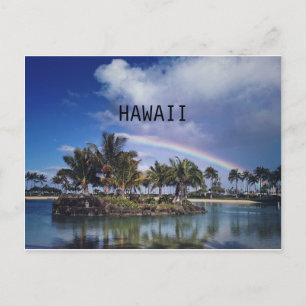 HAWAII-REGENBOGEN-ANSICHTSKARTE POSTKARTE