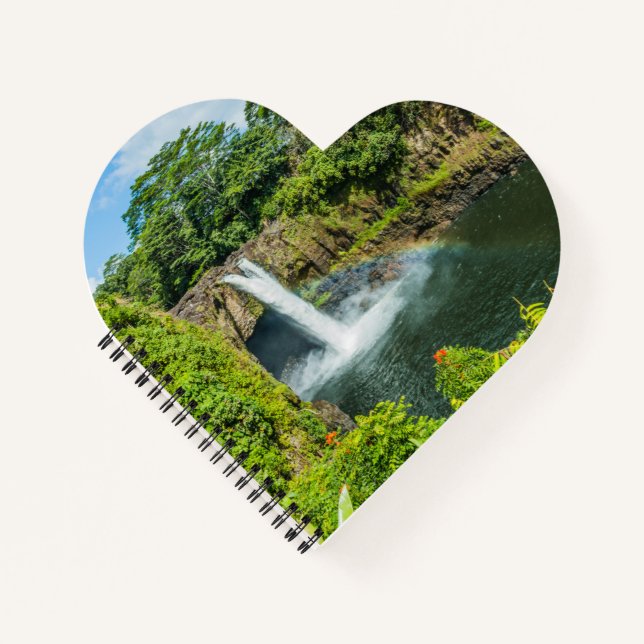 Hawaii, Regenbogenfälle in Hilo Notizbuch (Vorderseite)