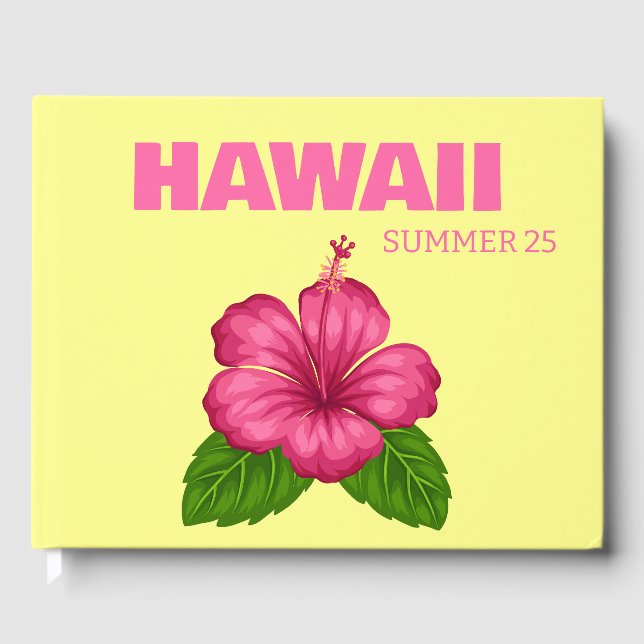 Hawaii-Reise-Couchtischbuch Gästebuch (Vorderseite)
