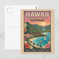 Hawaii-Reiseplakat - Das Aloha-Staat-Paradies