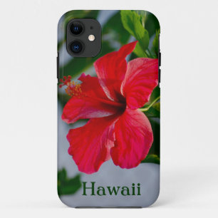 Hawaii-Rot-Hibiskus iPhone 11 Hülle