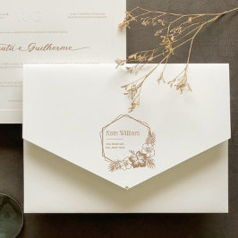 Hawaii Rücksendeadresse Briefmarke Gummistempel