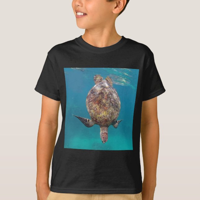 Hawaii-Schildkröte-Muschel T-Shirt (Vorderseite)