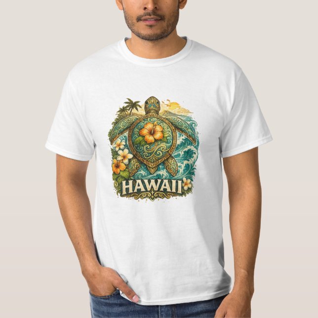 Hawaii-Schildkröte T-Shirt (Vorderseite)