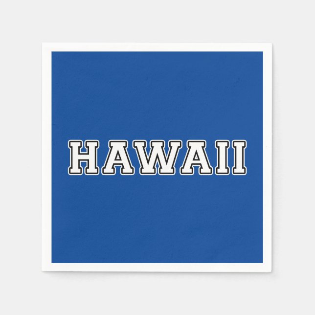 Hawaii Serviette (Vorderseite)