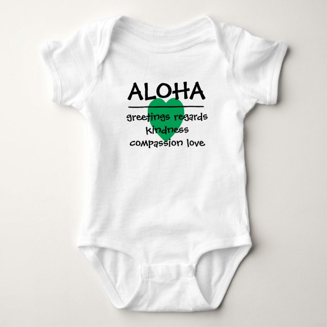 Hawaii Shirt - Aloha (Vorderseite)