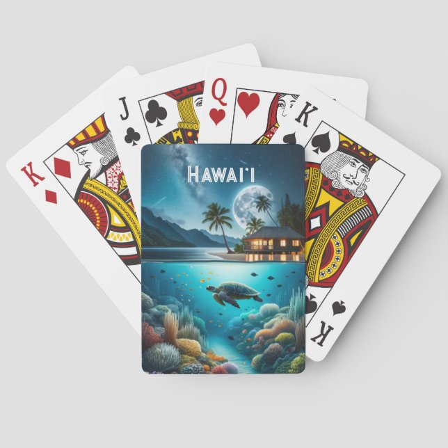 Hawaii Spielkarten (Rückseite)