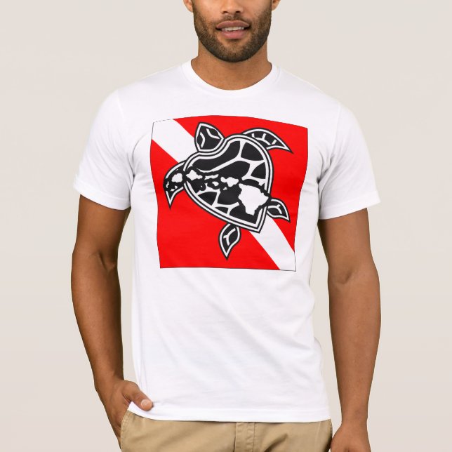 Hawaii-Sporttauchen T-Shirt (Vorderseite)