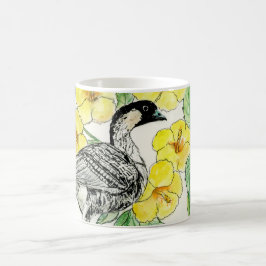 Hawaii Staat Bird und Blume Kaffeetasse