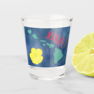 Hawaii-Staat-Inseln Schnapsglas