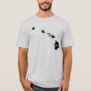Hawaii Staat Map Belong T-Shirt
