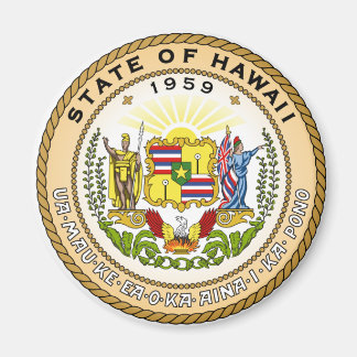 Hawaii Staat Siegel Magnet