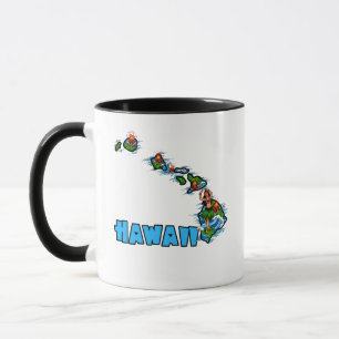 Hawaii Staat Tattoo-Inspiriert Design Tasse